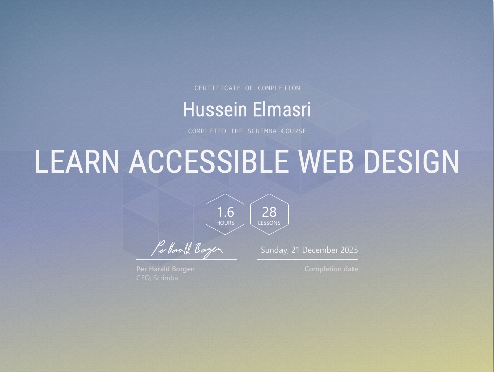 Accessible Web Design